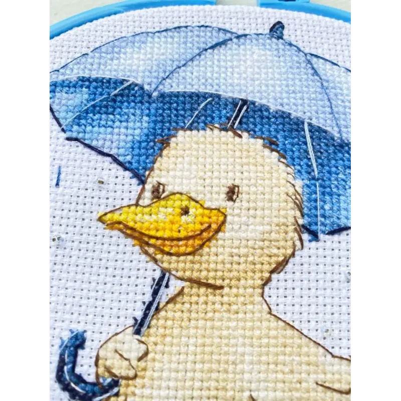 Cross stitch kit "Duckling’s Walk" 15 х 15 cm AAHM-093