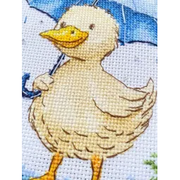 Cross stitch kit "Duckling’s Walk" 15 х 15 cm AAHM-093