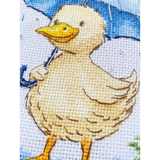Cross-stitch kits -Duckling’s Walk AAHM-093