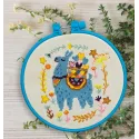 Cross stitch kit "Lama" 15 х 15 cm AAHM-006