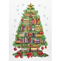 Cross stitch kit "Reader's Christmas tree" 14 х 22 cm AAH-315