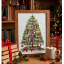 Kreuzstich-Set "Leser-Weihnachtsbaum" 14 x 22 cm AAH-315