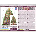 Cross stitch kit "Reader's Christmas tree" 14 х 22 cm AAH-315