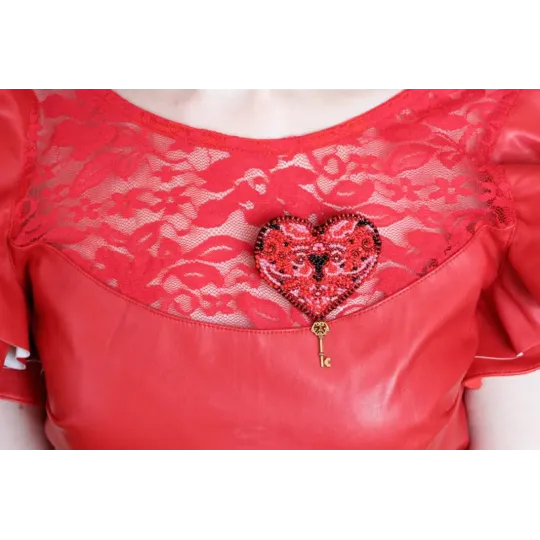 Decoration "The key to the heart-1" 6.5 х 5.5 cm AAD-008