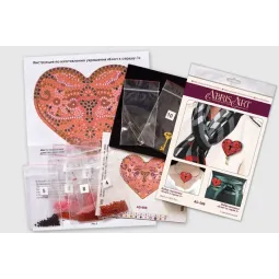 Декорация "Ключ к сердцу-1" 6.5 х 5.5 cm AAD-008