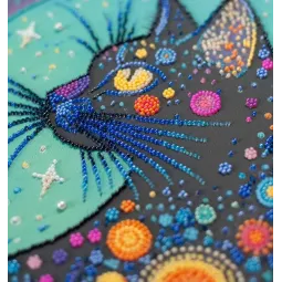 Main Bead Embroidery Kit "Stellar Gaze" 30 х 45 cm AAB-967