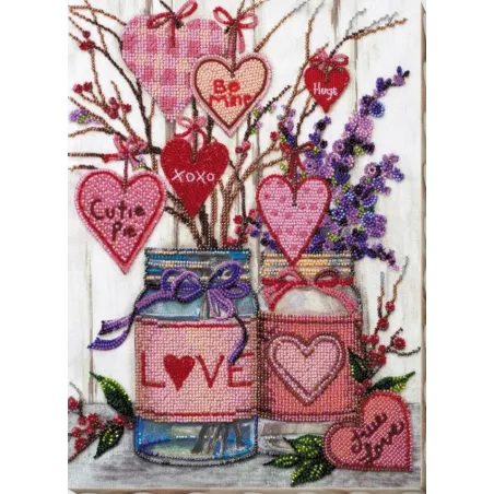 Main Bead Embroidery Kit -About love AAB-729