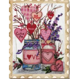 Main Bead Embroidery Kit "About love" 25 х 34 cm AAB-729