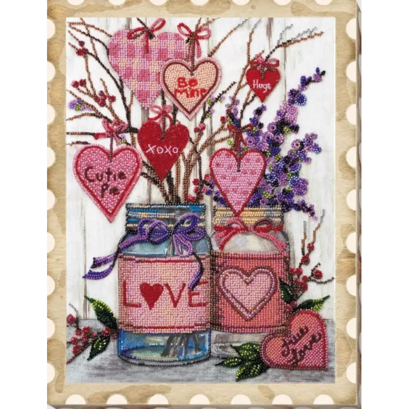 Main Bead Embroidery Kit -About love AAB-729
