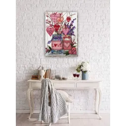 Pagrindinis karoliukų siuvinėjimo rinkinys "Apie meilę" 25 х 34 cm AAB-729