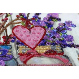 Основной набор для вышивания бисером "О любви" 25 х 34 cm AAB-729