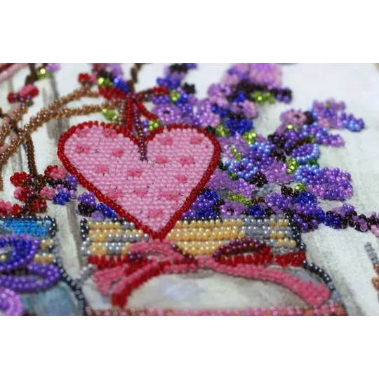 Main Bead Embroidery Kit "About love" 25 х 34 cm AAB-729