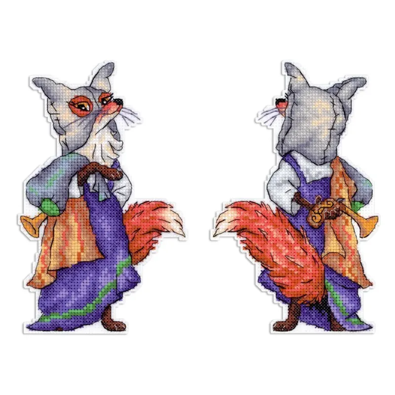 Cross stitch kit "Fox Alice" 17x10 cm SR-1181