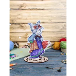 Набор для вышивания крестиком "Лиса Алиса" 17x10 см SR-1181