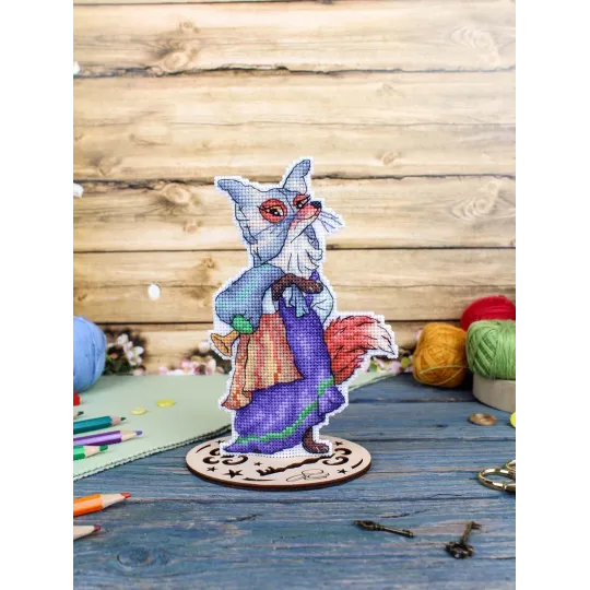Cross stitch kit "Fox Alice" 17x10 cm SR-1181