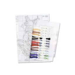 Kreuzstich-Set "Fuchs Alice" 17x10 cm SR-1181