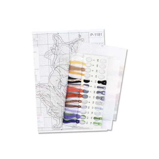 Набор для вышивания крестиком "Лиса Алиса" 17x10 см SR-1181