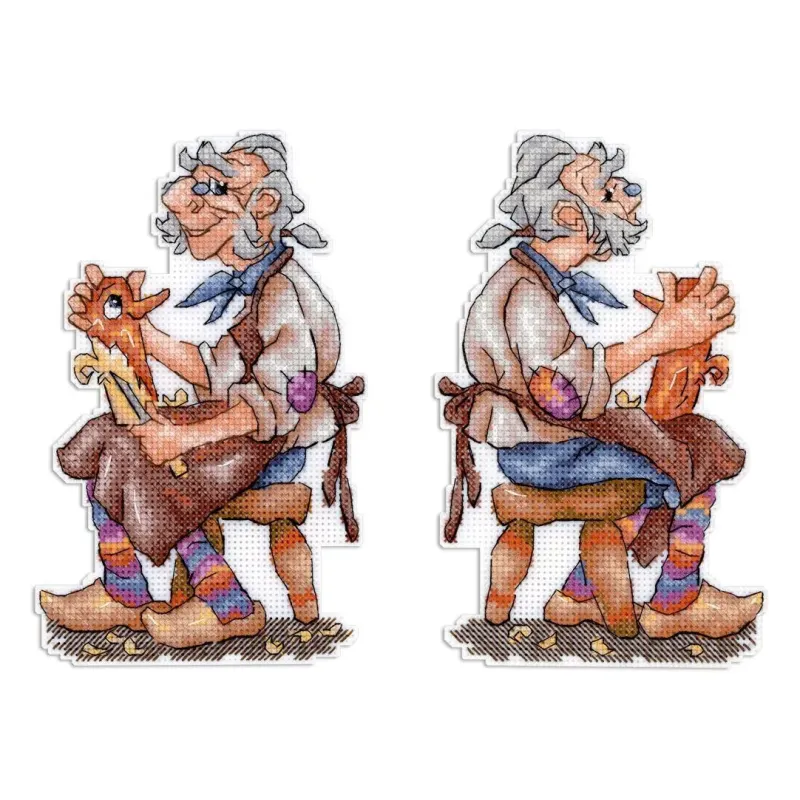 Cross stitch kit "Papa Carlo" 17x10 cm SR-1177