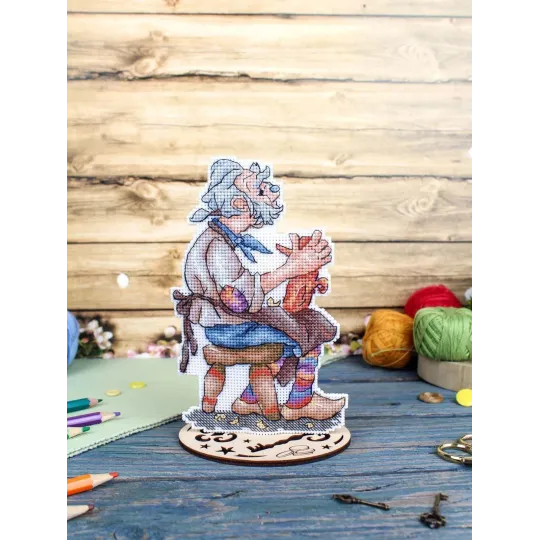 Cross stitch kit "Papa Carlo" 17x10 cm SR-1177