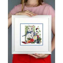 Cross stitch kit "Time of miracles" 20x20 cm SNV-975