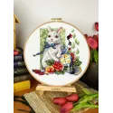Cross stitch kit "Time of miracles" 20x20 cm SNV-975