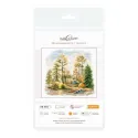 Cross stitch kit "In the pine forest" 15x16 cm SNV-954
