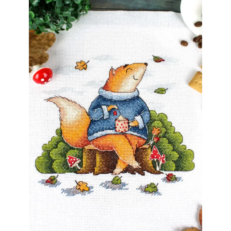 Cross stitch kit "Autumn relaxation" SM-786