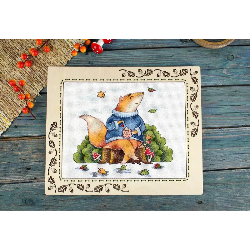 Cross stitch kit "Autumn relaxation" SM-786
