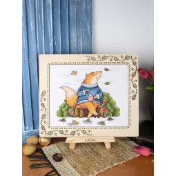 Набор для вышивания "Осенняя перезагрузка" 18x19 см SM-786