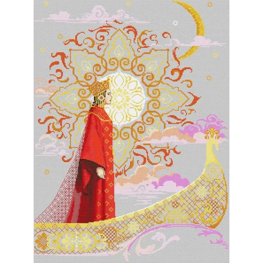 Cross stitch kit "Queen" SANTS-14