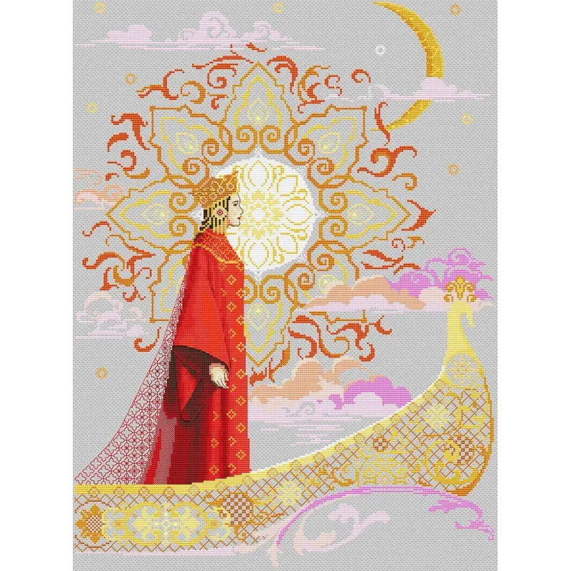 Cross stitch kit "Queen" 35 х 47 cm SANTS-14