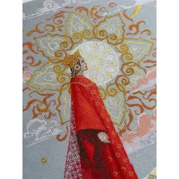 Cross stitch kit "Queen" 35 х 47 cm SANTS-14