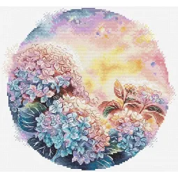Siuvinėjimo kryželiu rinkinys "Naujos dienos šiluma" 20,5 х 19 cm SANT-19