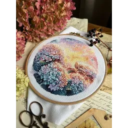 Набор для вышивания крестиком "Тепло нового дня" 20,5 х 19 cm SANT-19