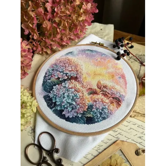 Siuvinėjimo kryželiu rinkinys "Naujos dienos šiluma" 20,5 х 19 cm SANT-19
