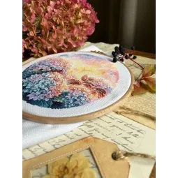 Cross stitch kit "The warmth of a new day" 20,5 х 19 cm SANT-19