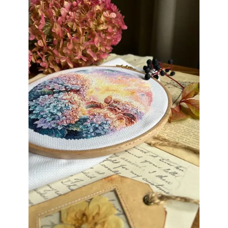 Siuvinėjimo kryželiu rinkinys "Naujos dienos šiluma" 20,5 х 19 cm SANT-19