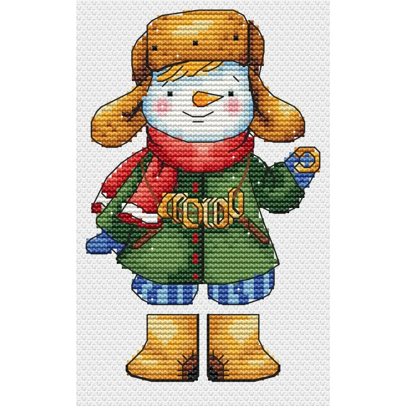 Cross stitch kit "Snowman boy" SANS-82
