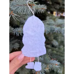 Cross stitch kit "Snowman girl" SANS-81