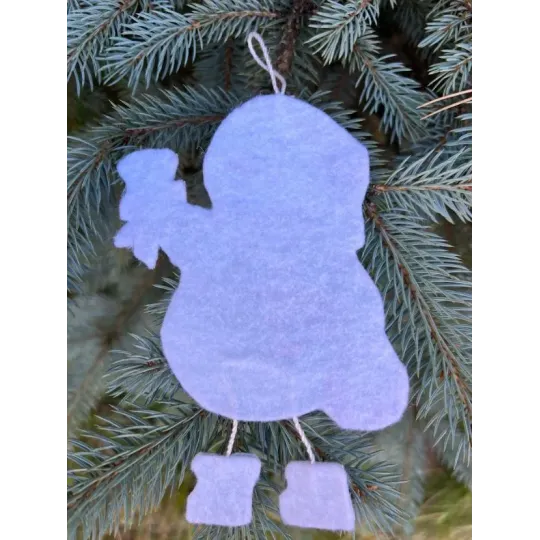 Cross stitch kit "Snowman with a bell" SANS-79