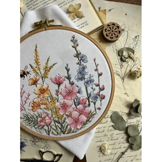 Cross stitch kit "Pink dreams" SANR-60