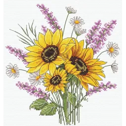 Cross stitch kit "Sunflowers" SANP-76