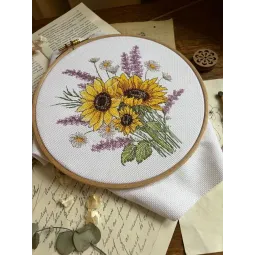 Cross stitch kit "Sunflowers" SANP-76