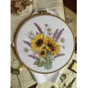 Cross stitch kit "Sunflowers" 16,5 х 18,5 cm SANP-76