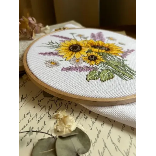 Cross stitch kit "Sunflowers" SANP-76