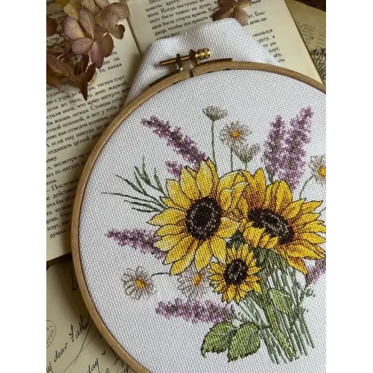 Cross stitch kit "Sunflowers" SANP-76