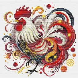 Cross stitch kit "Rooster" 18х17 cm SANP-75