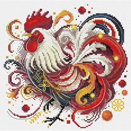 Cross stitch kit "Rooster" SANP-75