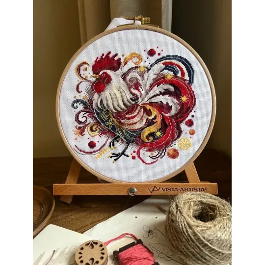 Cross stitch kit "Rooster" 18х17 cm SANP-75