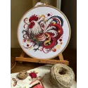 Siuvinėjimo kryželiu rinkinys "Gaidelis" 18х17 cm SANP-75